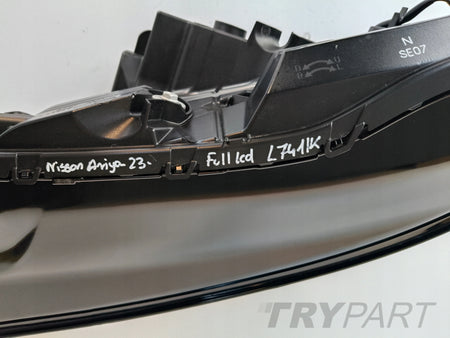 LEFT UPPER HEADLIGHT NISSAN ARIYA 23- FULL LED
