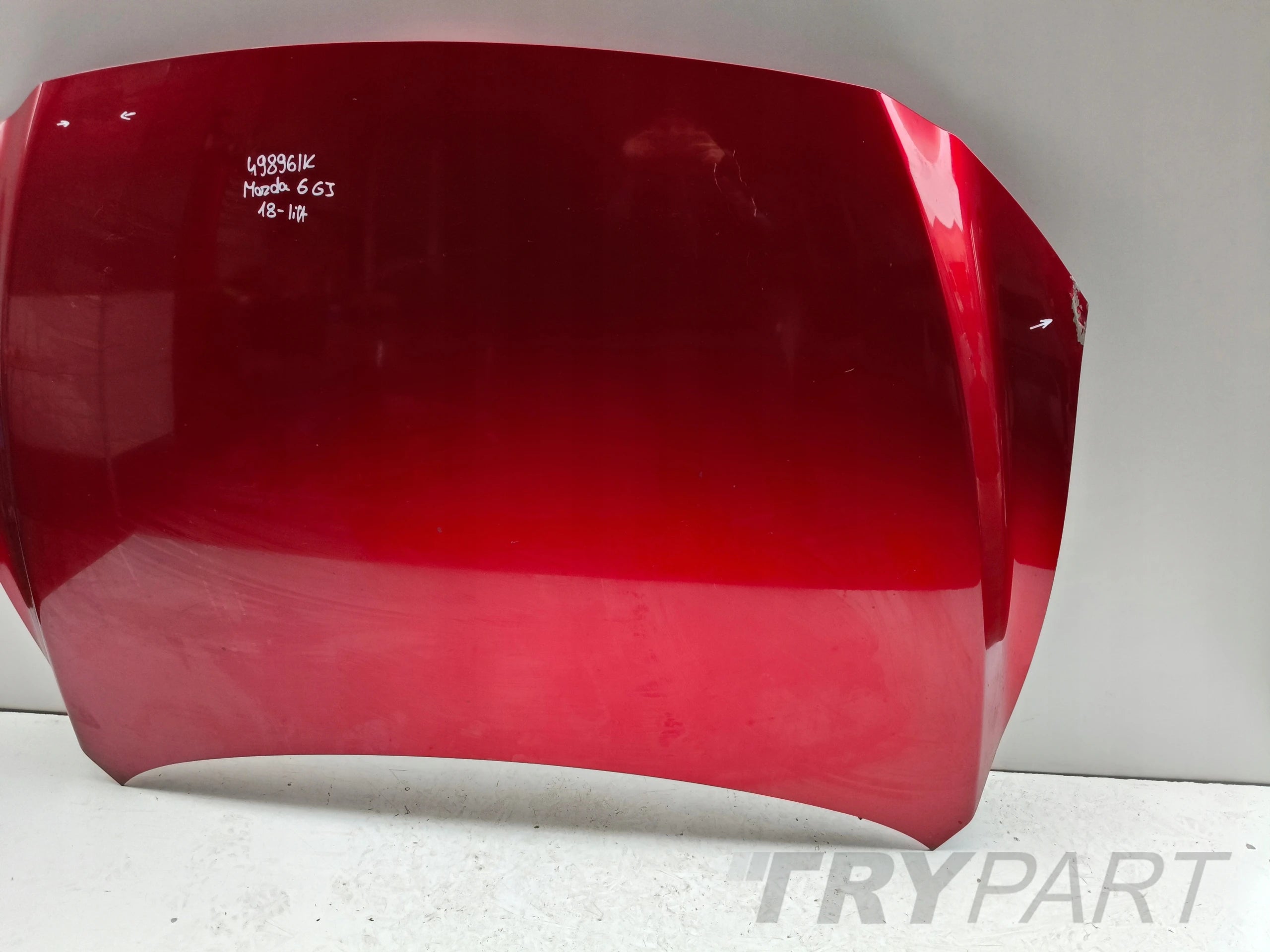 MAZDA 6 GJ 18- LIFT ENGINE HOOD COVER NO. 49896