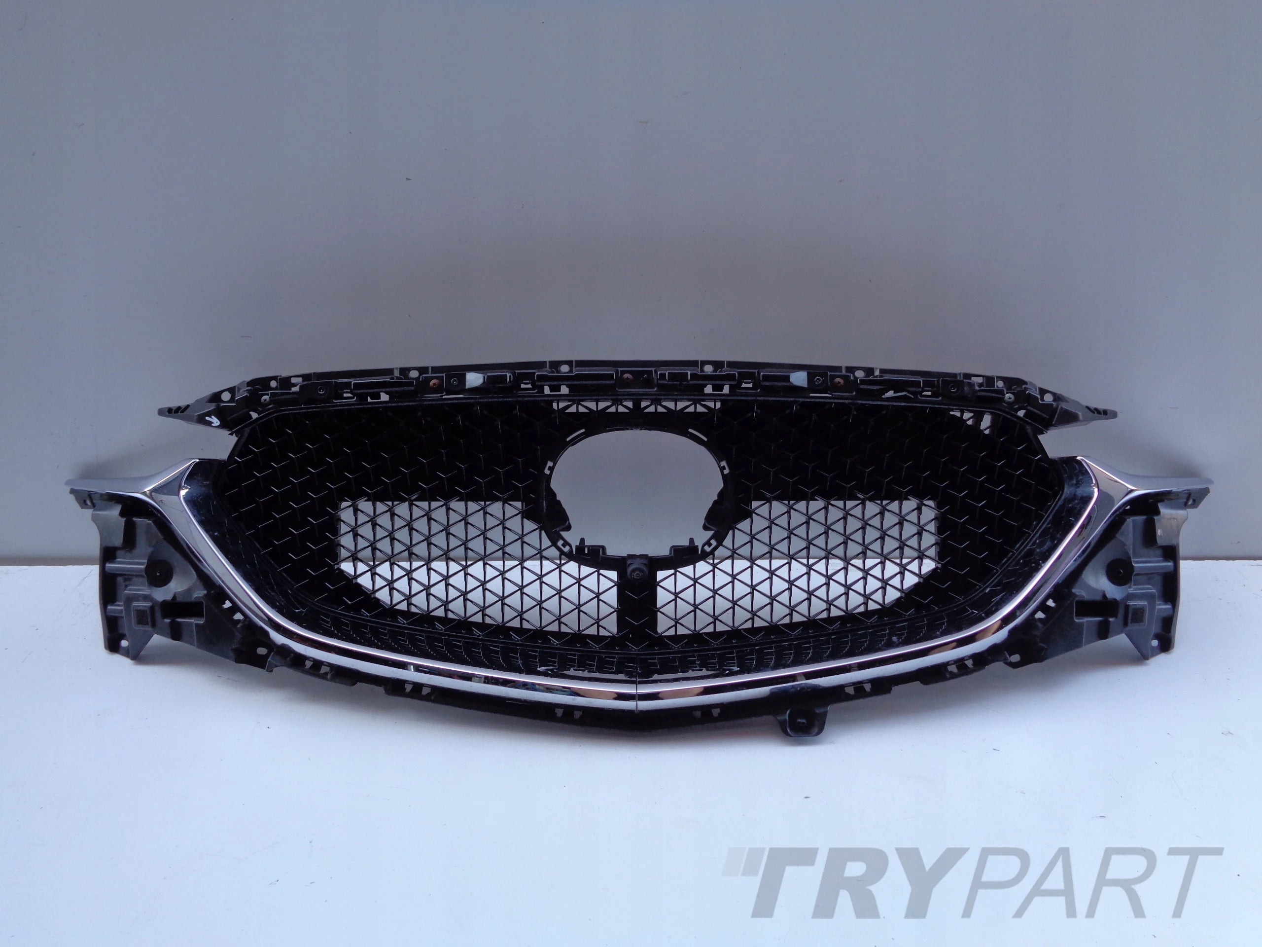 MAZDA CX5 II 17- Radiator Grille Cover with Camera Hole