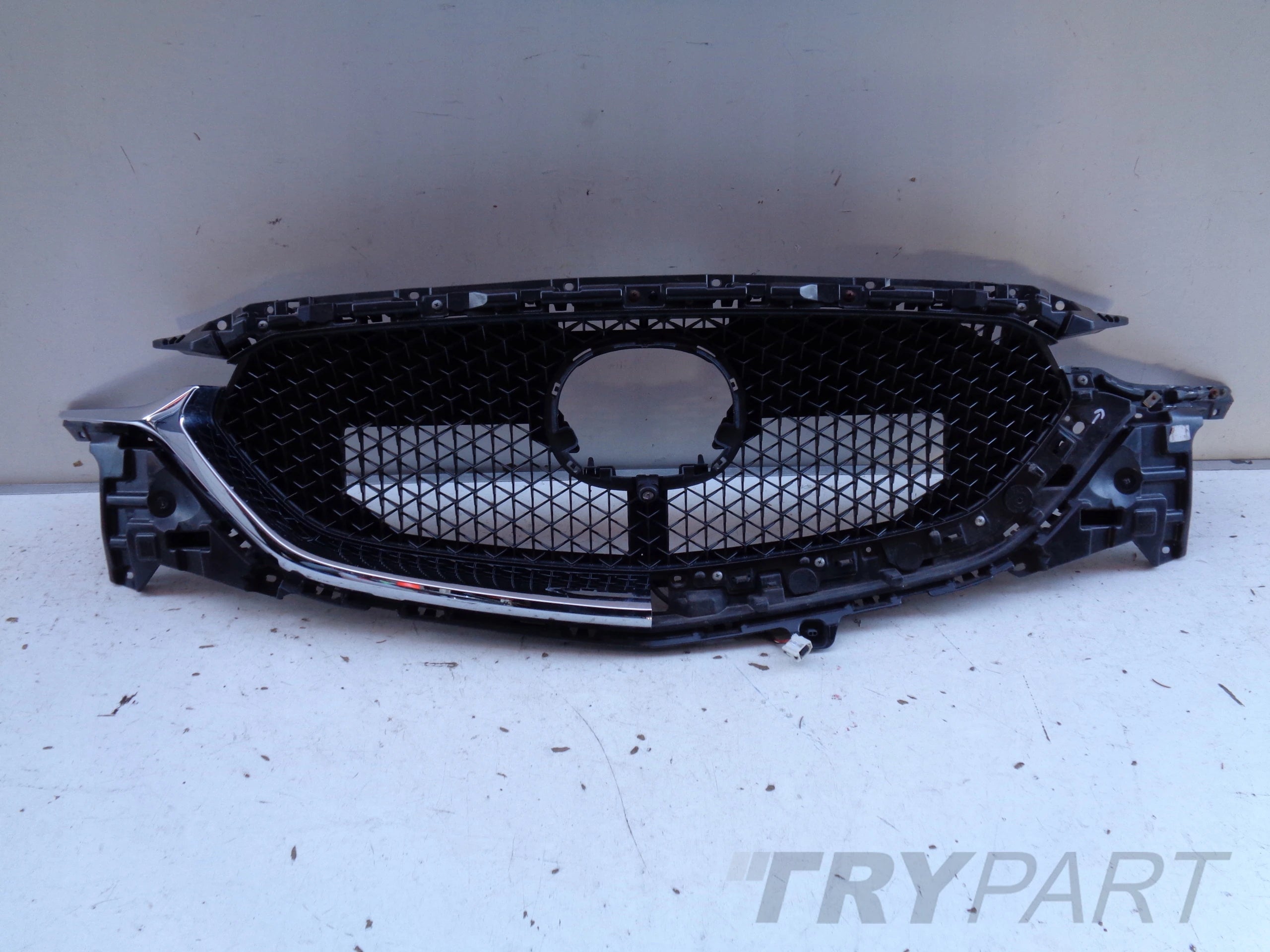 MAZDA CX5 II 17- Radiator Grille Cover with Camera Hole