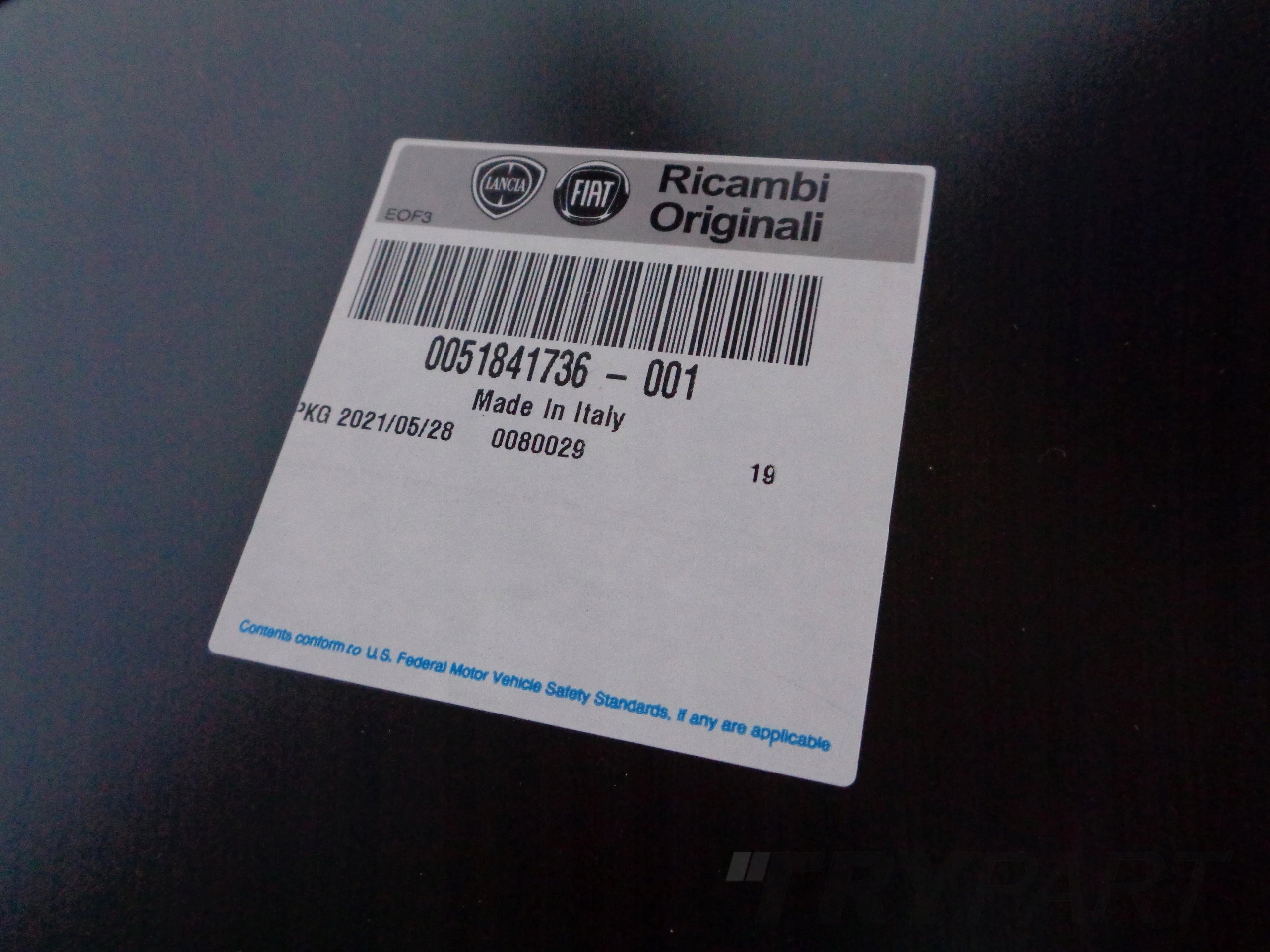NEW ENGINE HOOD COVER FIAT PANDA III 12- NO. 42421