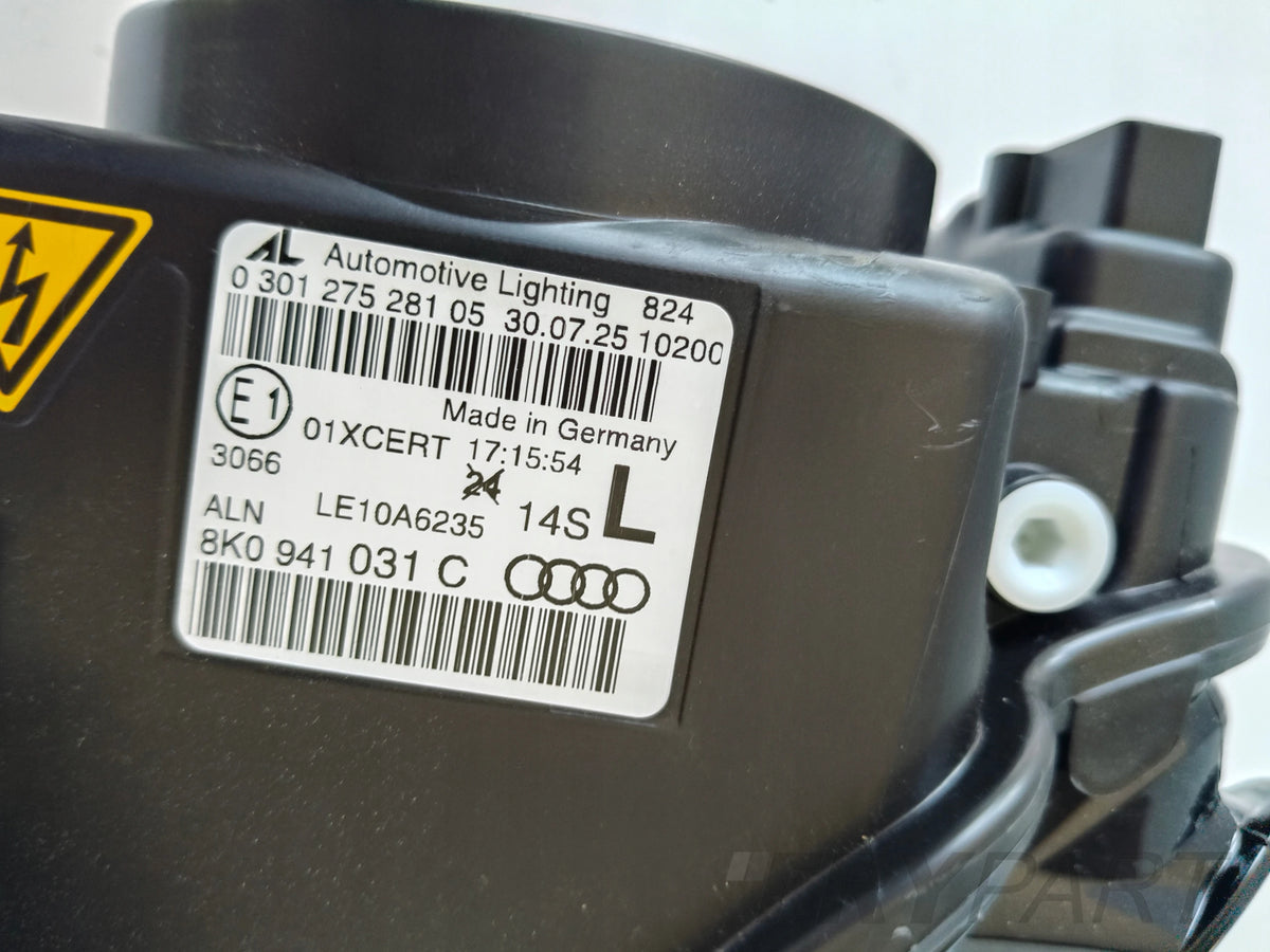 NEW LEFT HEADLIGHT AUDI A4 B8 8K 8K0 11-15 LIFT XENON LED ADAPTIVE