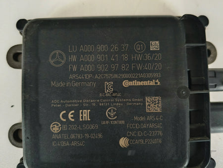 RADAR DISTRONIC ACC SENSOR MERCEDES A0009002637