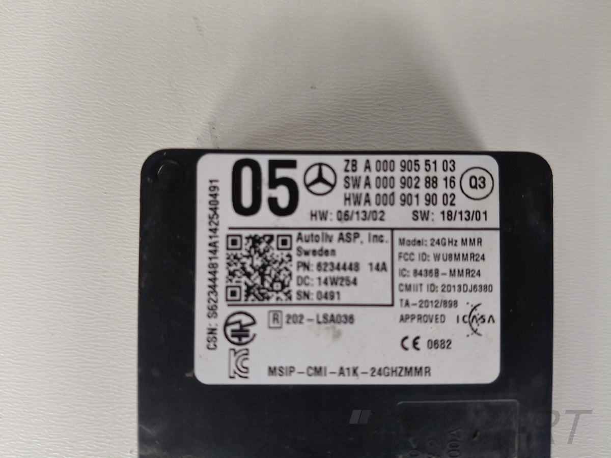 RADAR DISTRONIC ACC VW MERCEDES A0009055103