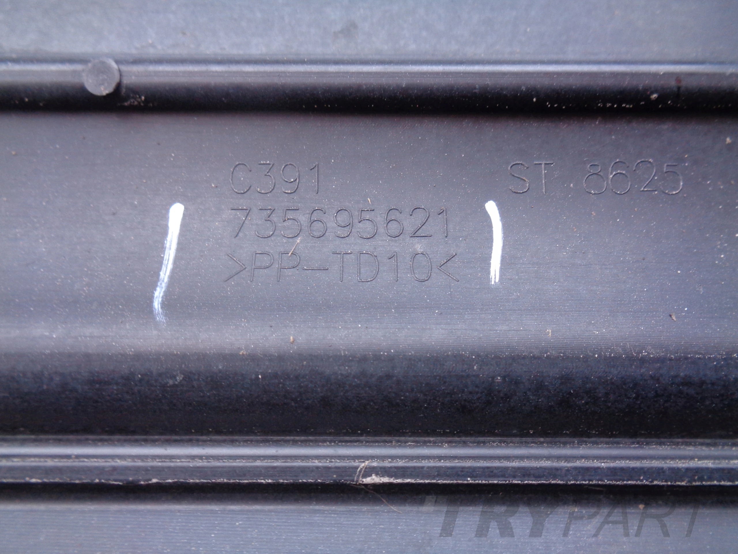 REAR BUMPER FIAT 500 15- FACELIFT NO 44856
