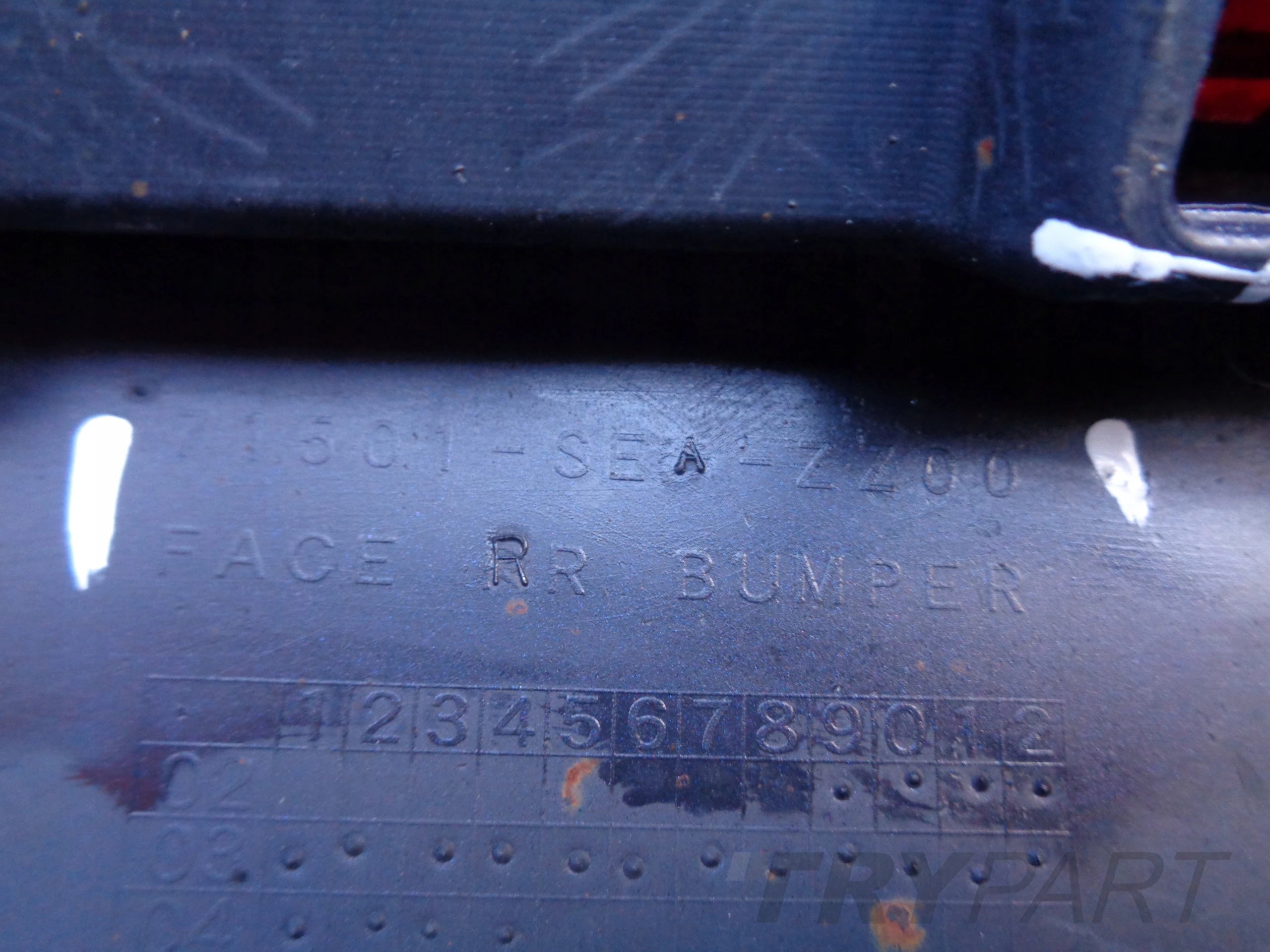 REAR BUMPER HONDA ACCORD V6 SEDAN NO. 31665