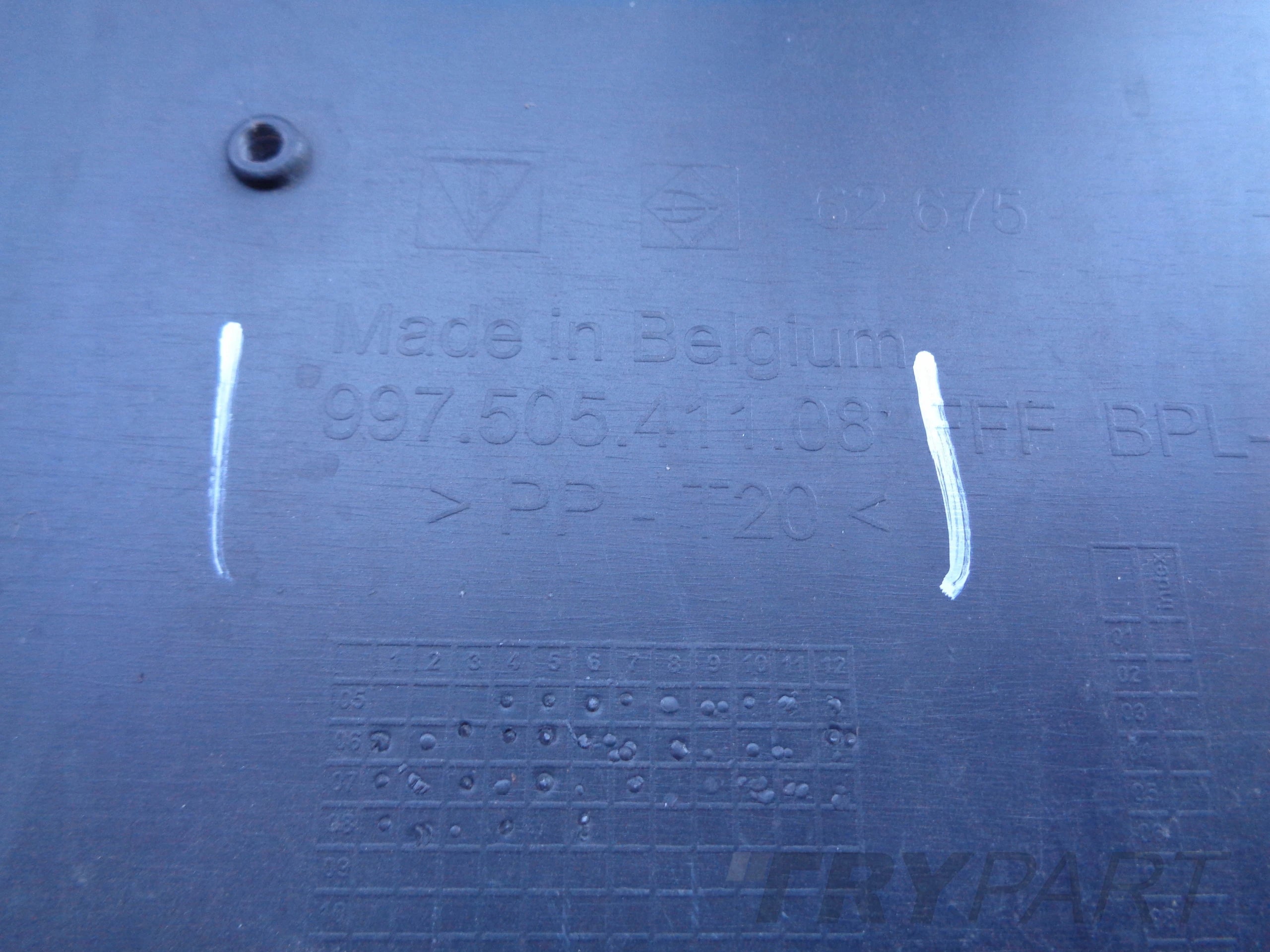 REAR BUMPER PORSCHE CARRERA 911 997 TURBO NR 49373