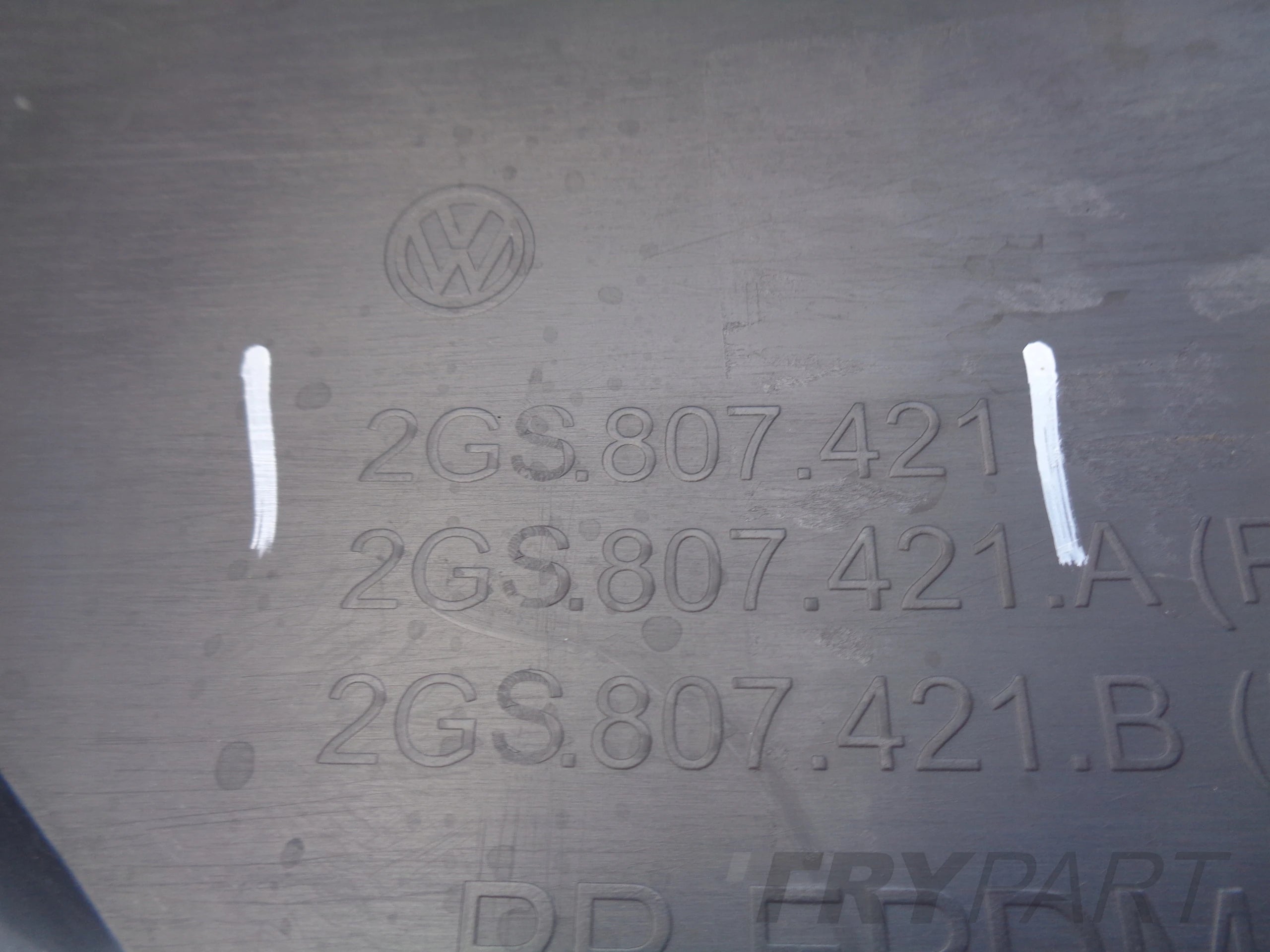 REAR BUMPER VW POLO 2G 2G0 17- NO. 32398