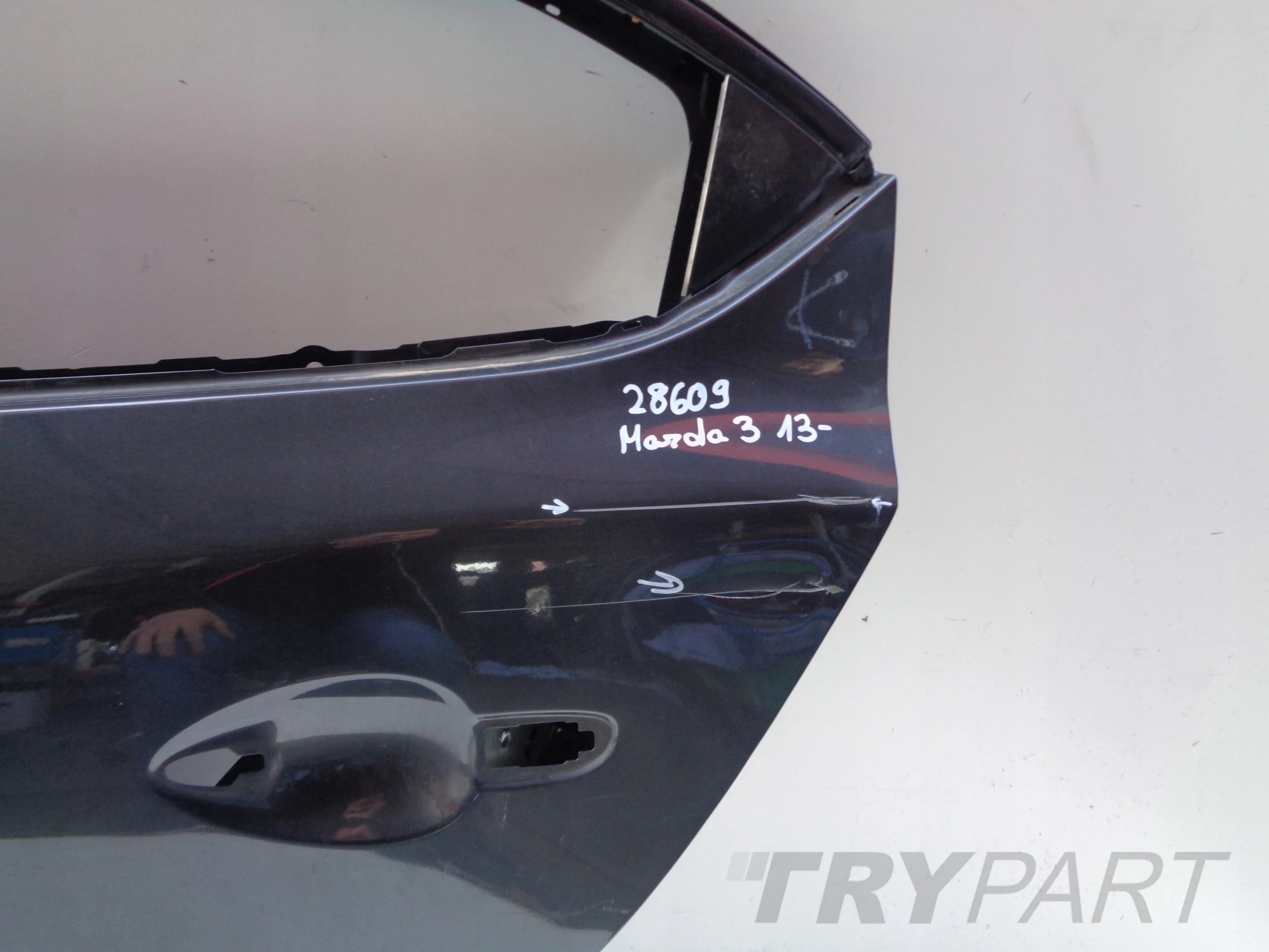 REAR LEFT DOOR MAZDA 3 13- NO. 28609