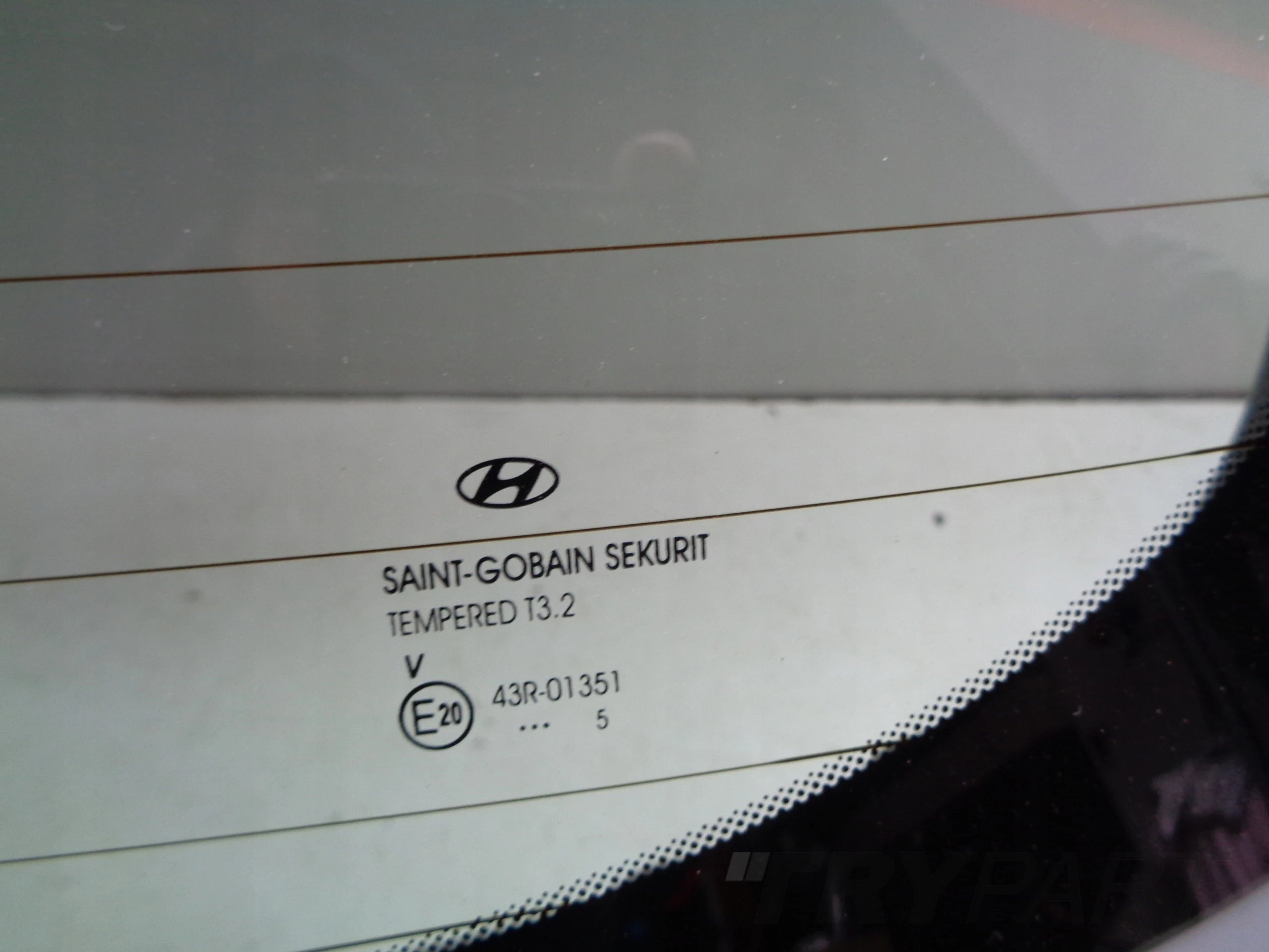 REAR TAILGATE HYUNDAI I30 III 17- ESTATE WAGON GLASS NO. 50351