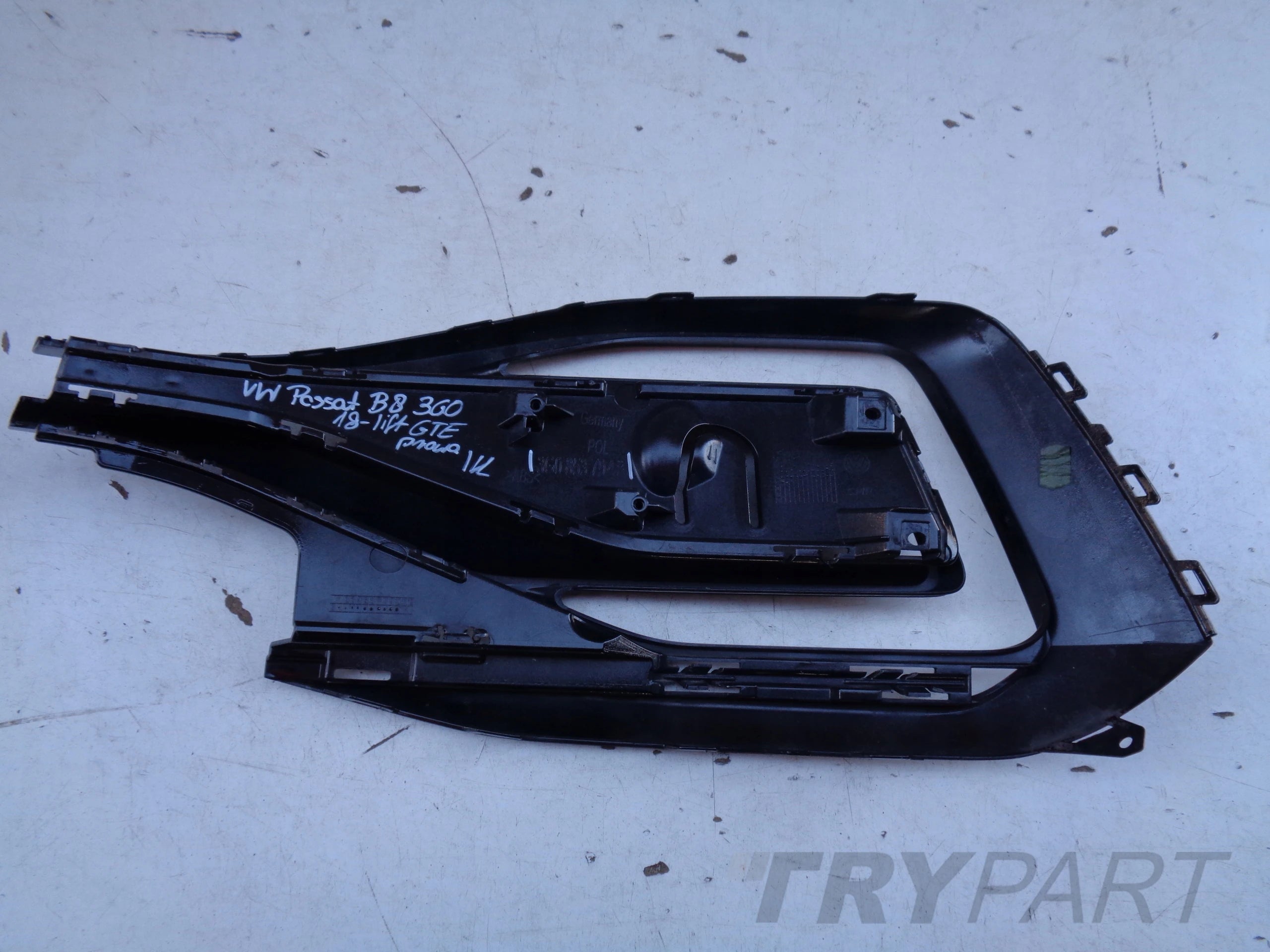 RIGHT BUMPER GRILLE VW PASSAT B8 3G 3G0 GTE 18- FACELIFT