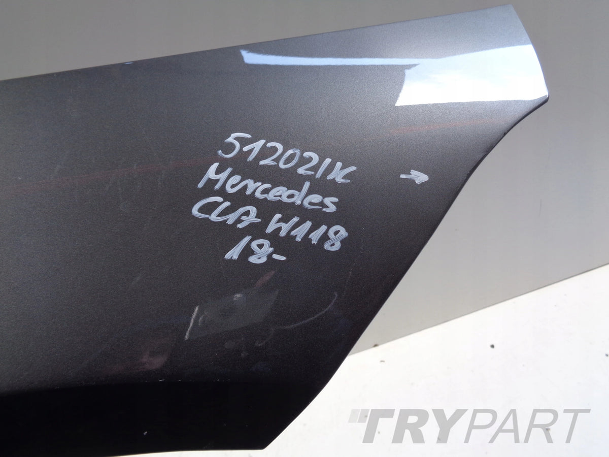 RIGHT FRONT FENDER MERCEDES CLA W118 18- NO. 51202