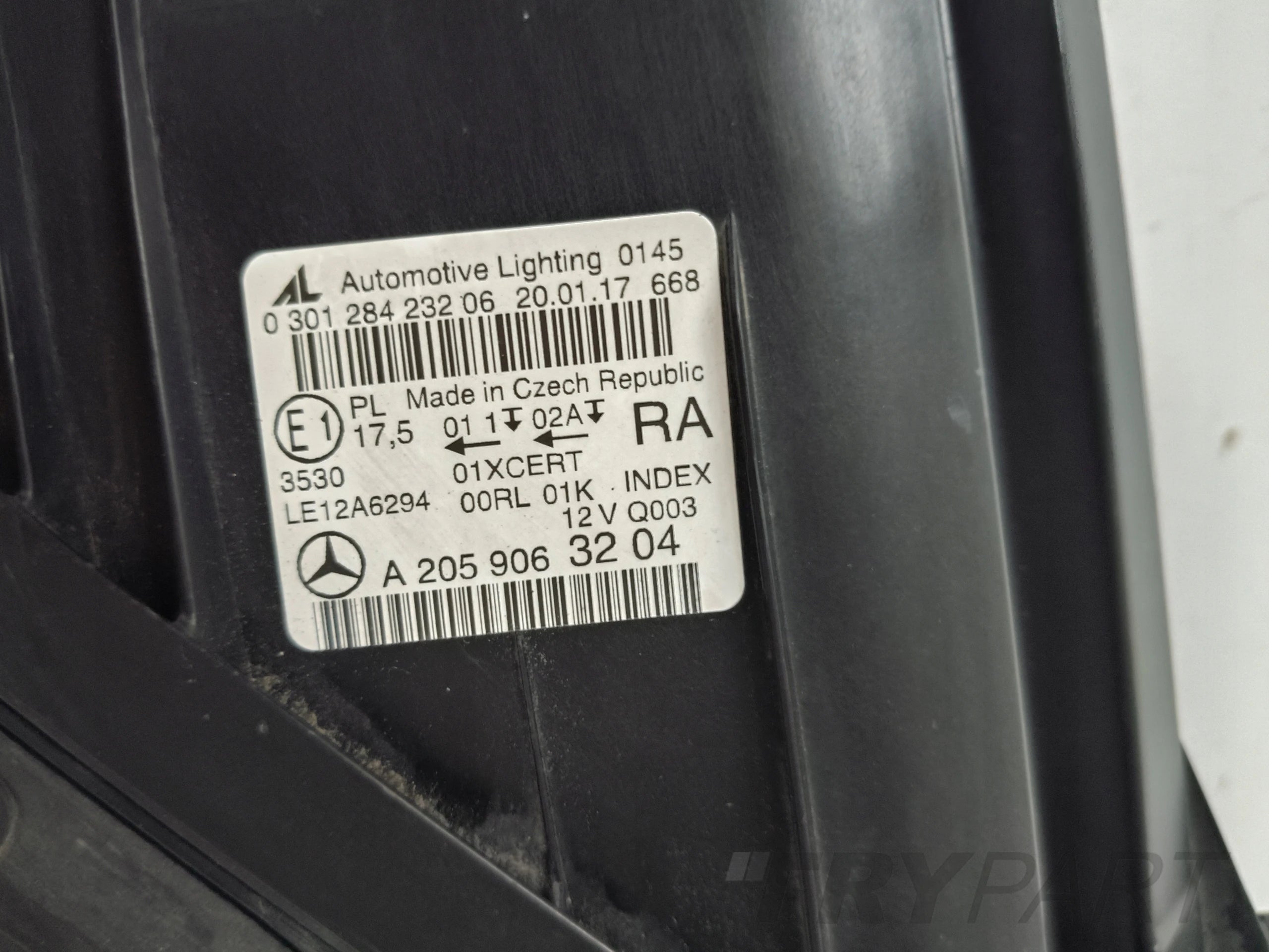 RIGHT HEADLAMP MERCEDES C-CLASS W205 14-18 FULL LED ILS