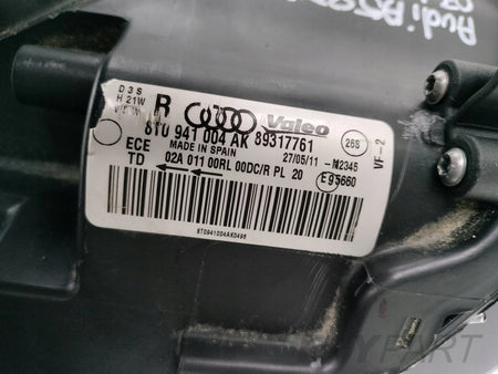 RIGHT HEADLIGHT LAMP AUDI A5 8T 8T0 07-11 XENON LED NON-ADAPTIVE