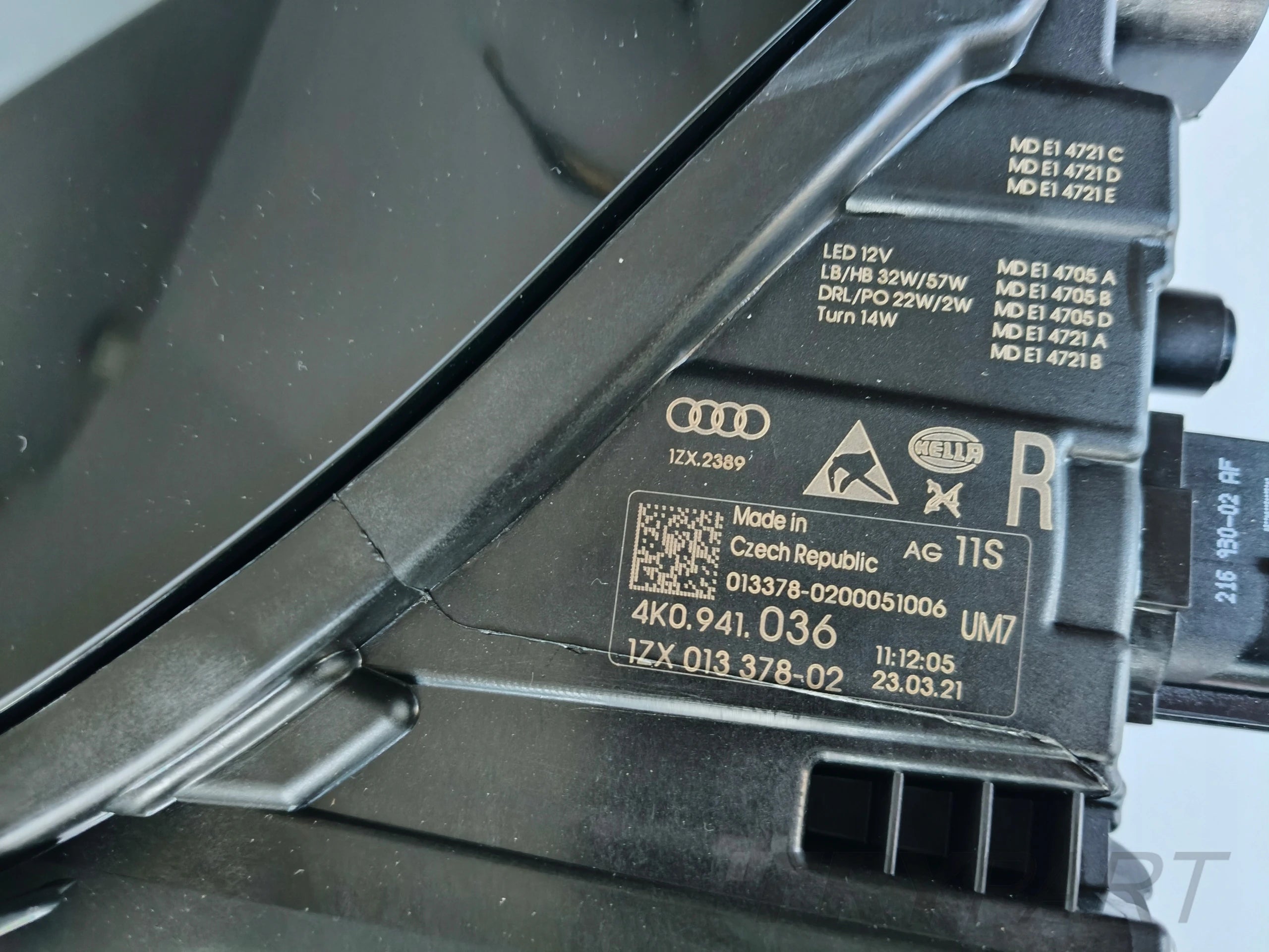 RIGHT HEADLIGHT LAMP AUDI A6 C8 4K 4K0 18- FULL LED MATRIX
