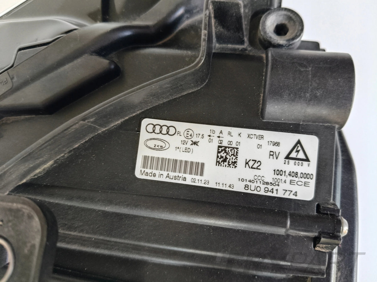 RIGHT HEADLIGHT LAMP AUDI Q3 8U 8U0 14- LIFT FULL LED