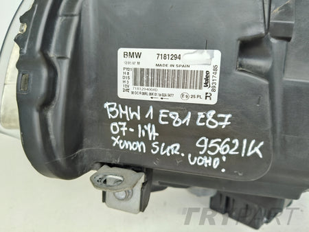 RIGHT HEADLIGHT LAMP BMW 1 E81 E87 07-10 LIFT XENON ADAPTIVE