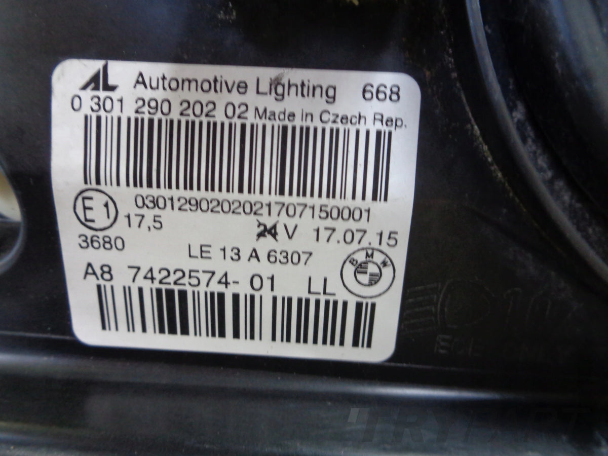 RIGHT HEADLIGHT LAMP BMW 2 F45 F46 14-18