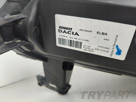 RIGHT HEADLIGHT LAMP DACIA SANDERO III 20- LOGAN JOGGER FULL LED