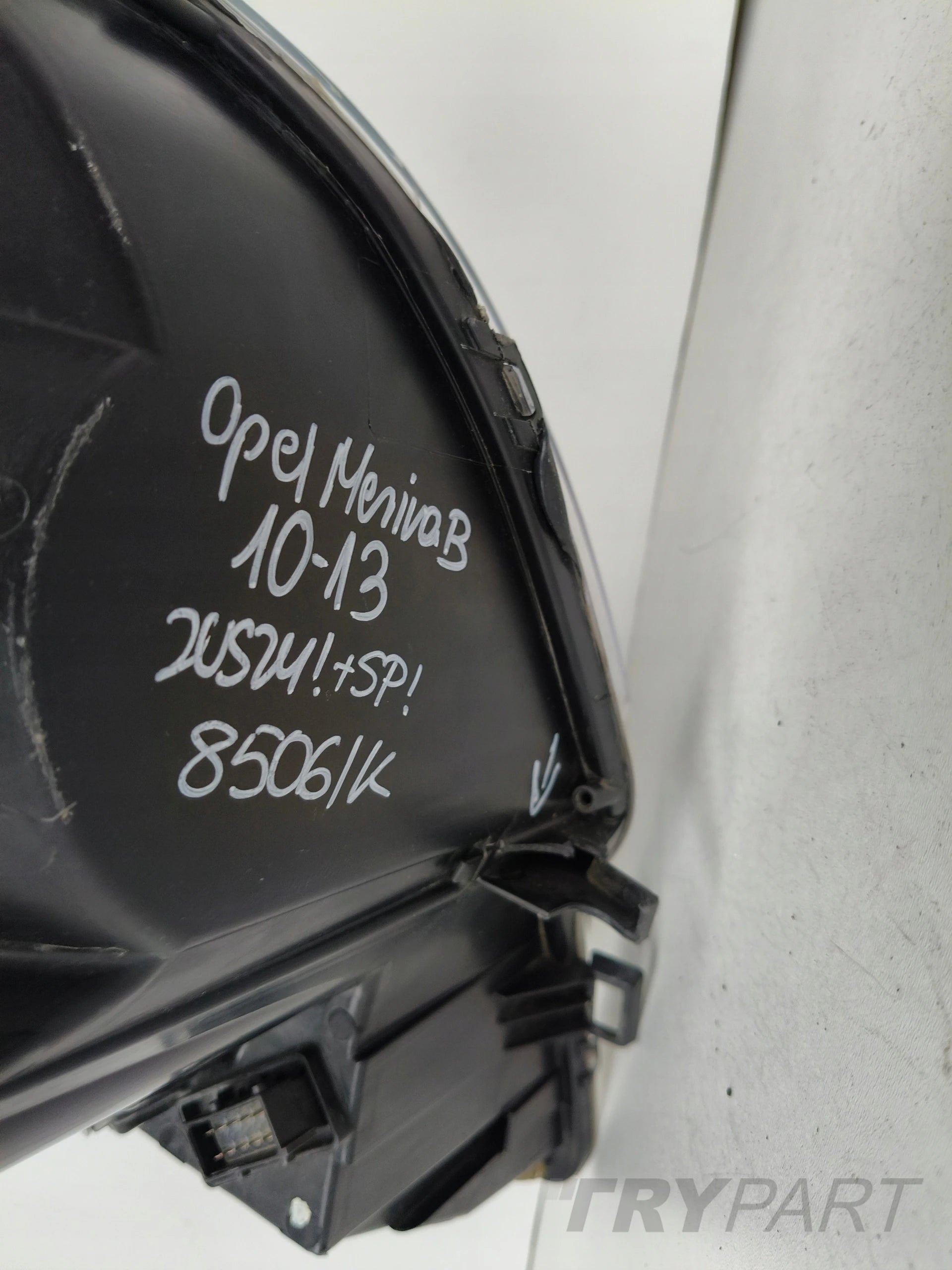 RIGHT HEADLIGHT LAMP FOR OPEL MERIVA B 10-13