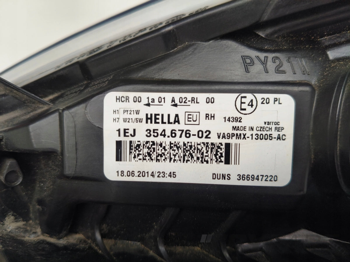 RIGHT HEADLIGHT LAMP FOR OPEL MERIVA B 10-13