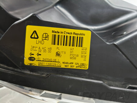 RIGHT HEADLIGHT LAMP FORD FIESTA MK7 08-12 LENS