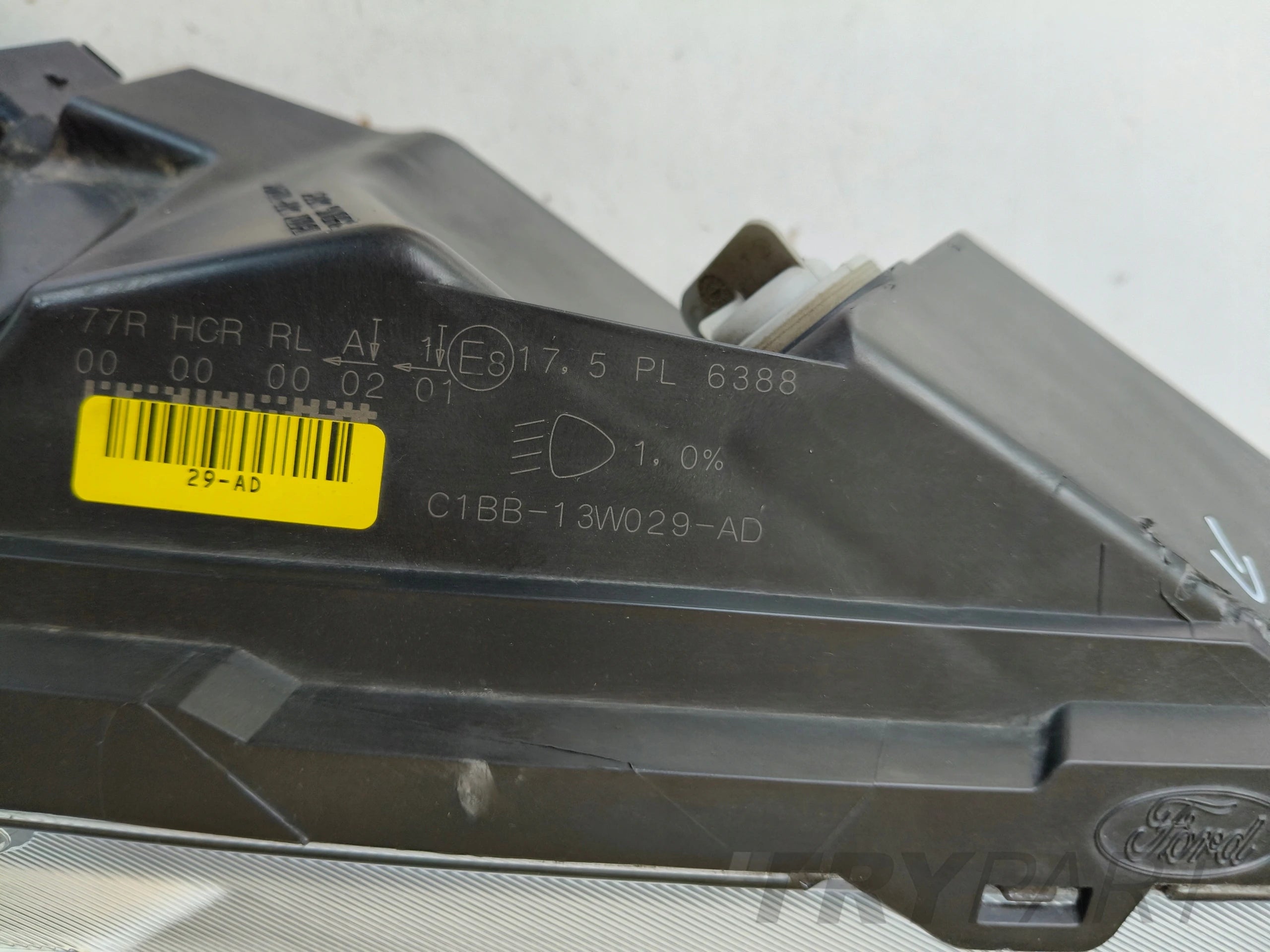 RIGHT HEADLIGHT LAMP FORD FIESTA MK7 12- FACELIFT