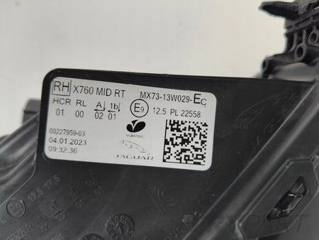 RIGHT HEADLIGHT LAMP JAGUAR XE 19- FACELIFT FULL LED