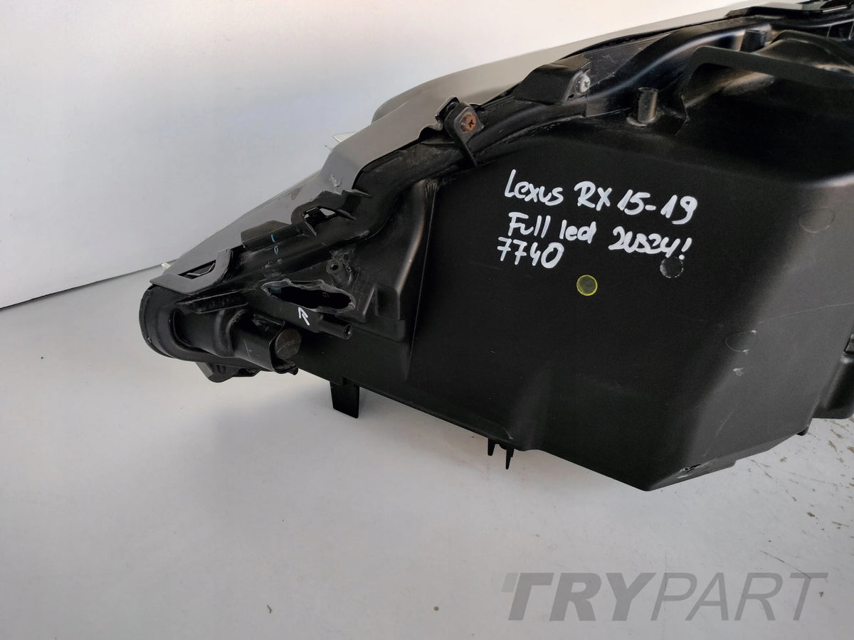 RIGHT HEADLIGHT LAMP LEXUS RX 15-19 FULL LED