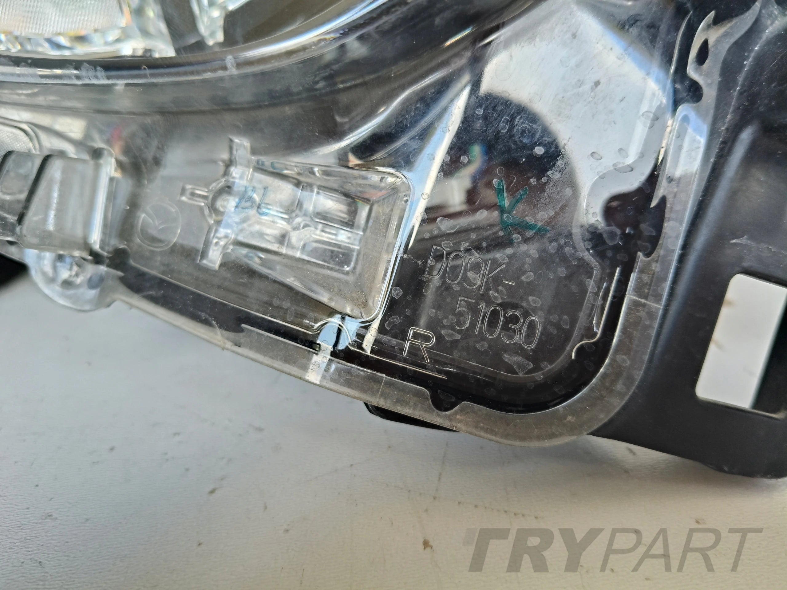 RIGHT HEADLIGHT LAMP MAZDA 2 14- FULL LED 13 PIN