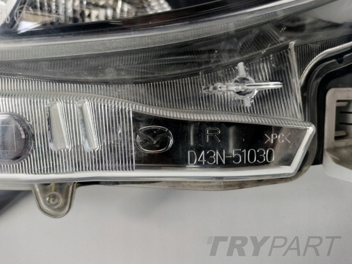 RIGHT HEADLIGHT LAMP MAZDA 2 FACELIFT 20- FULL LED