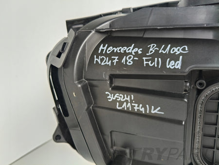 RIGHT HEADLIGHT LAMP MERCEDES B-CLASS W247 18- FULL LED