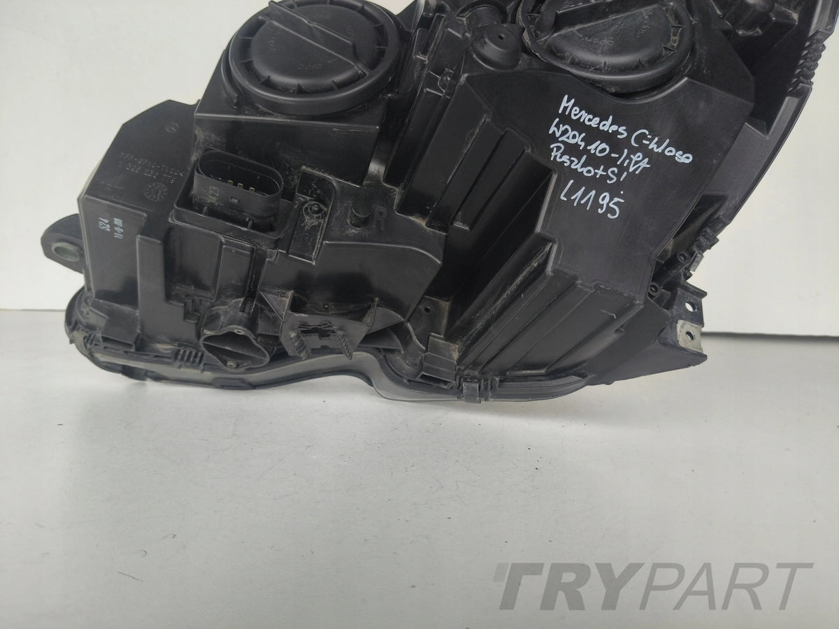 RIGHT HEADLIGHT LAMP MERCEDES C-CLASS W204 10- FACELIFT