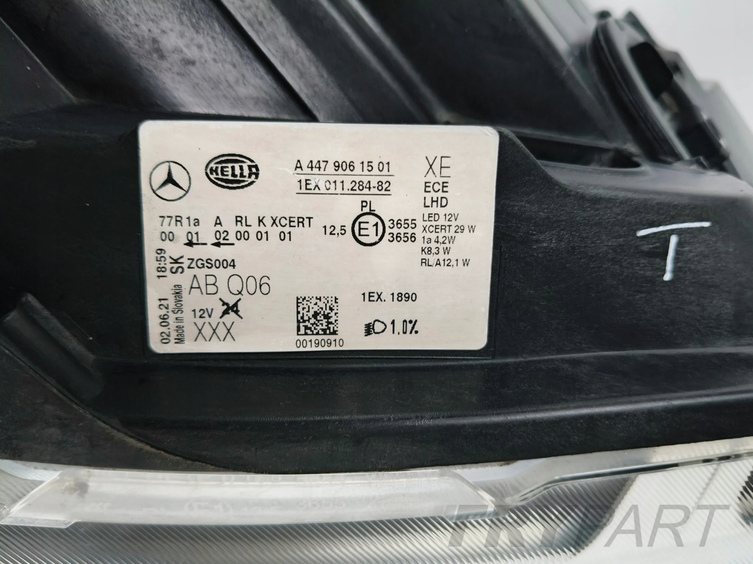 RIGHT HEADLIGHT LAMP MERCEDES VITO W447 14- FULL LED ILS