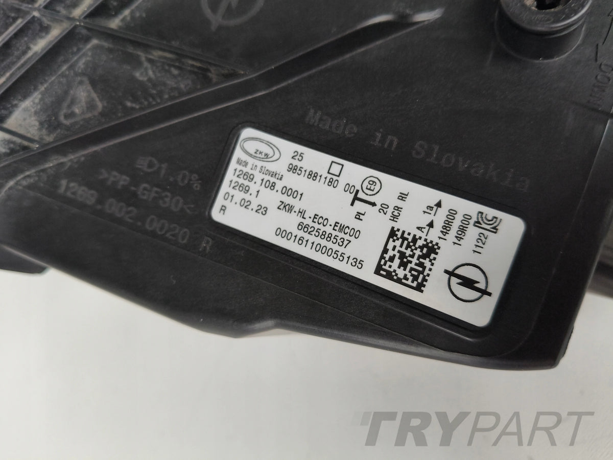 RIGHT HEADLIGHT LAMP OPEL ASTRA L VI 22- FULL LED