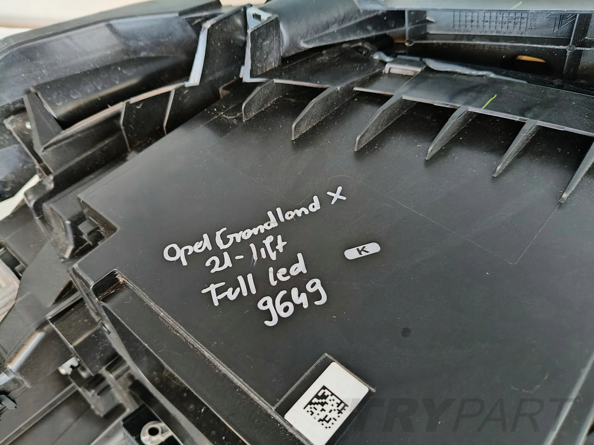 RIGHT HEADLIGHT LAMP OPEL GRANDLAND X 21- FACELIFT FULL LED INTELLI LUX