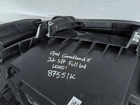 RIGHT HEADLIGHT LAMP OPEL GRANDLAND X 21- FACELIFT FULL LED