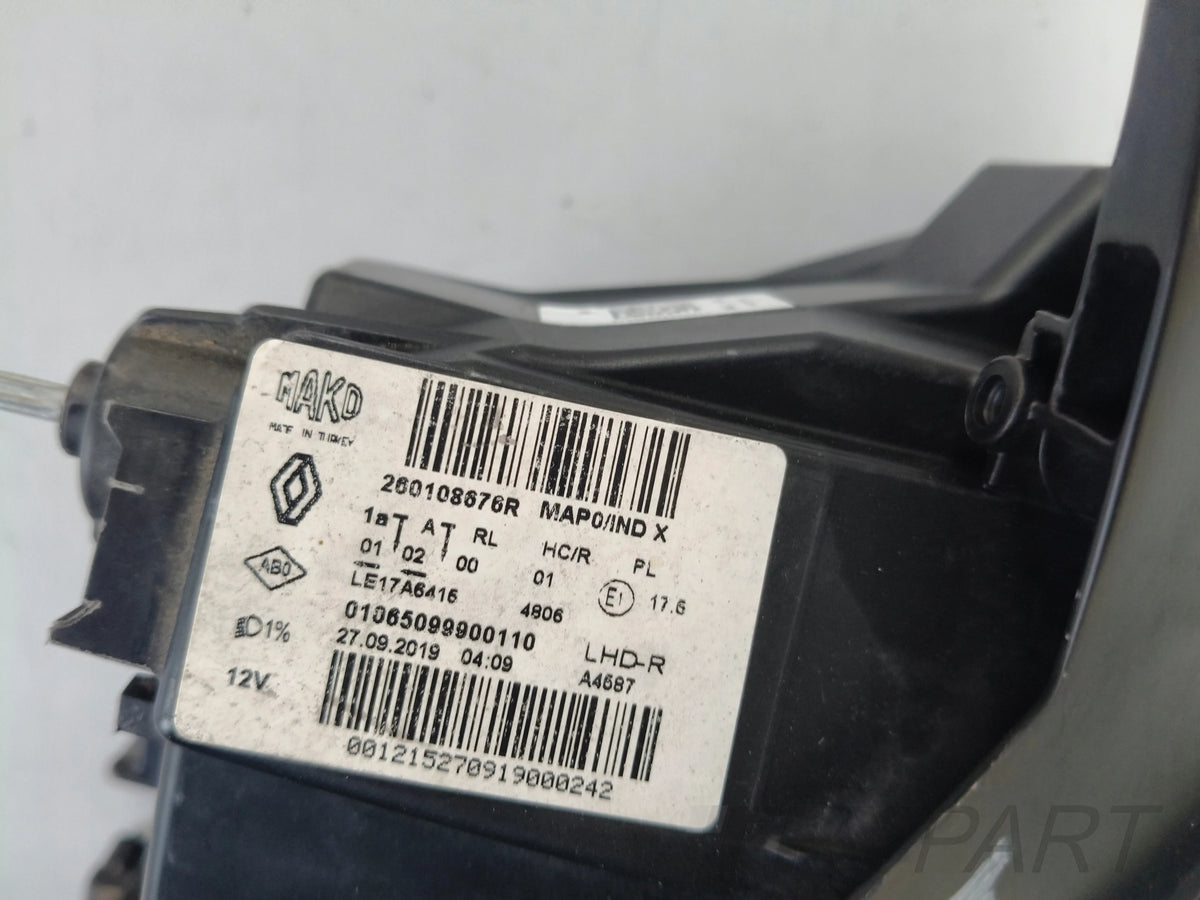 RIGHT HEADLIGHT LAMP RENAULT CLIO V 19- FULL LED