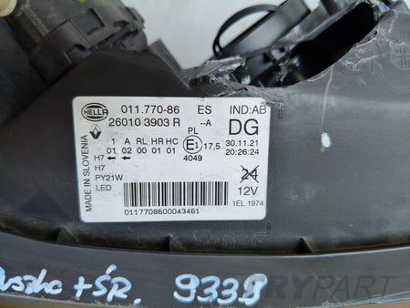 RIGHT HEADLIGHT LAMP RENAULT KADJAR 18- FACELIFT LED