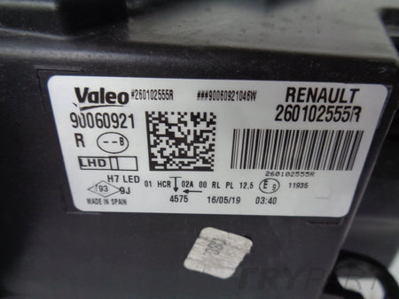 RIGHT HEADLIGHT LAMP RENAULT MEGANE IV 16- LED