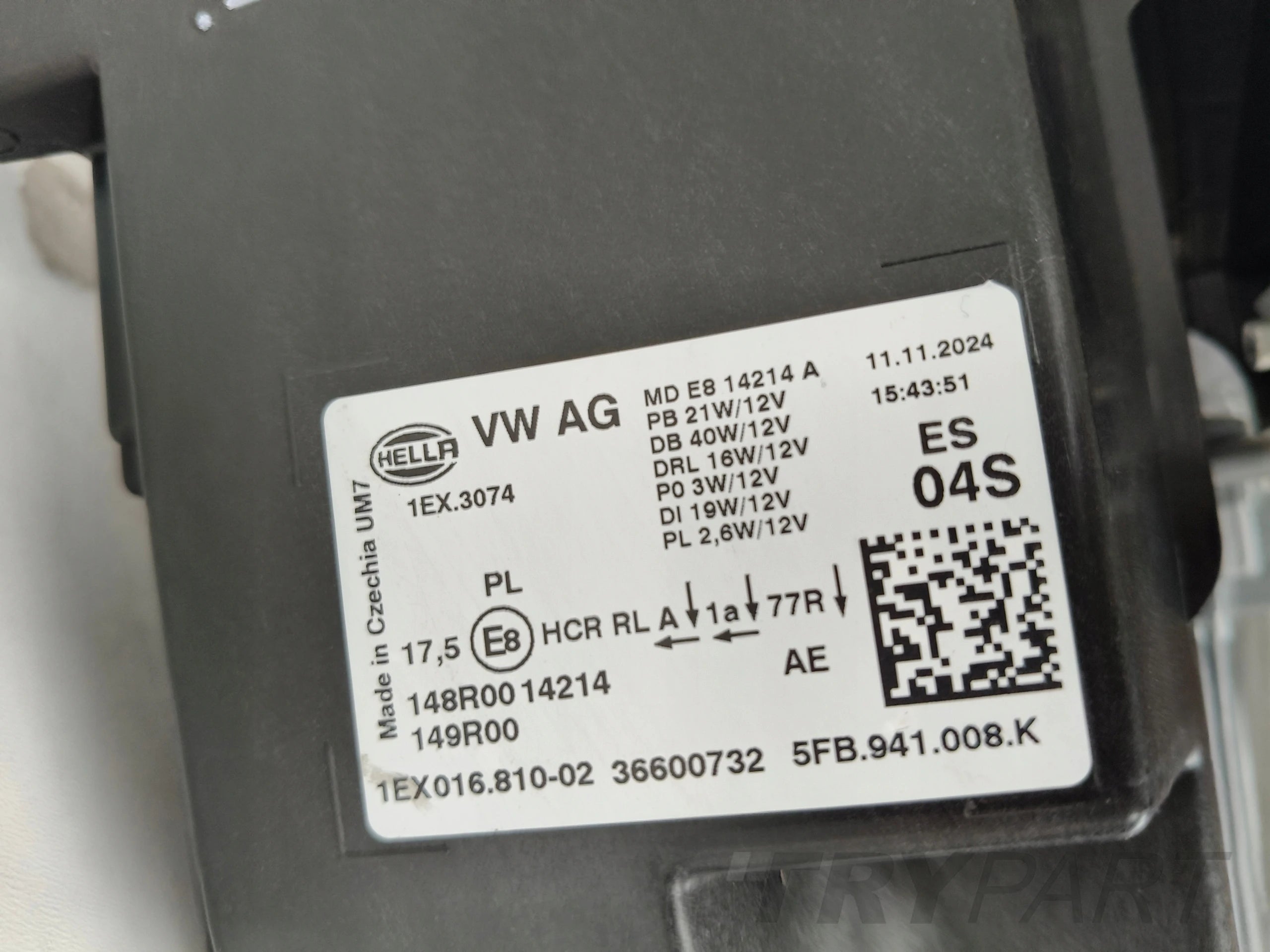 RIGHT HEADLIGHT LAMP SEAT LEON IV 4 5FA 23- FACELIFT FULL LED