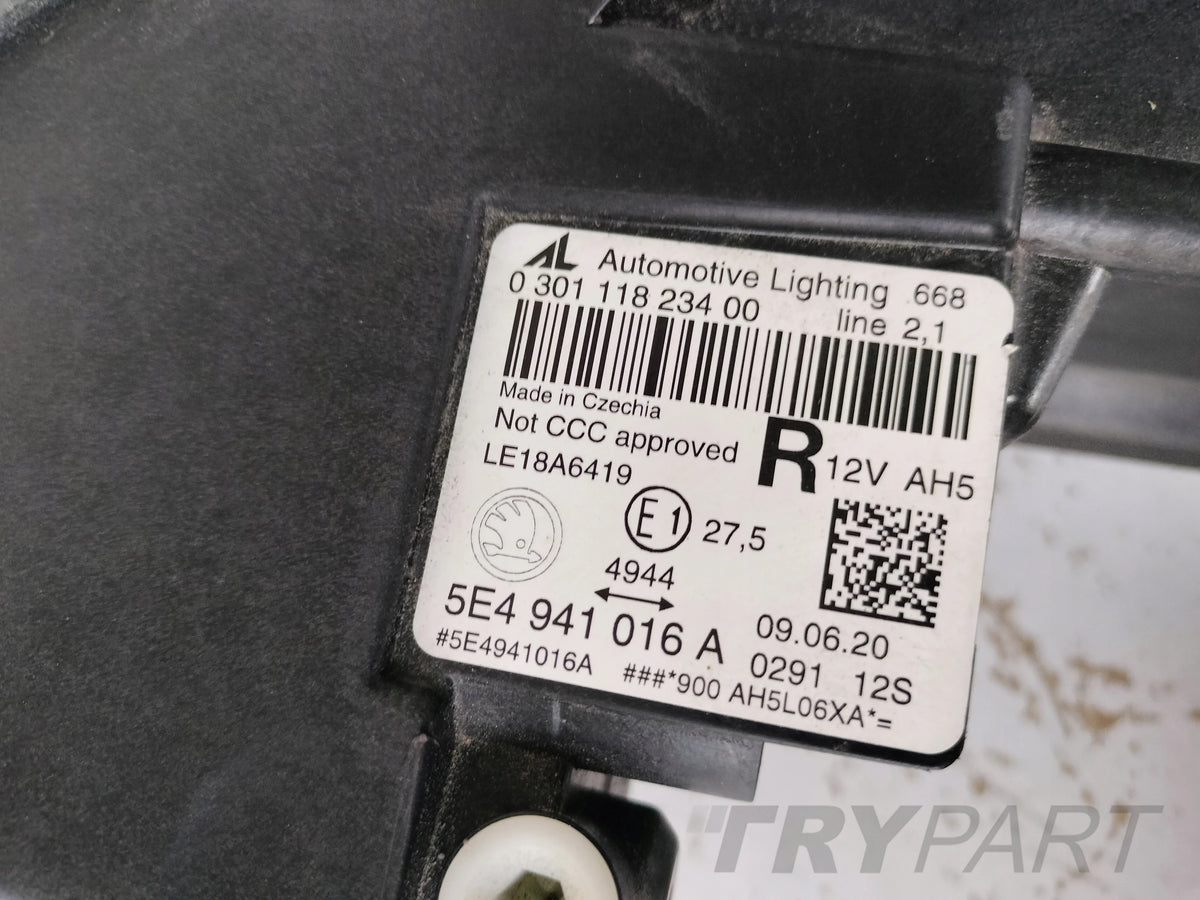 RIGHT HEADLIGHT LAMP SKODA OCTAVIA IV 4 5E3 20- FULL LED