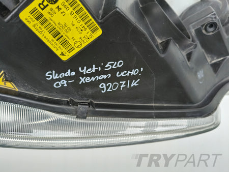 RIGHT HEADLIGHT LAMP SKODA YETI 5L 5L0 09-13 XENON