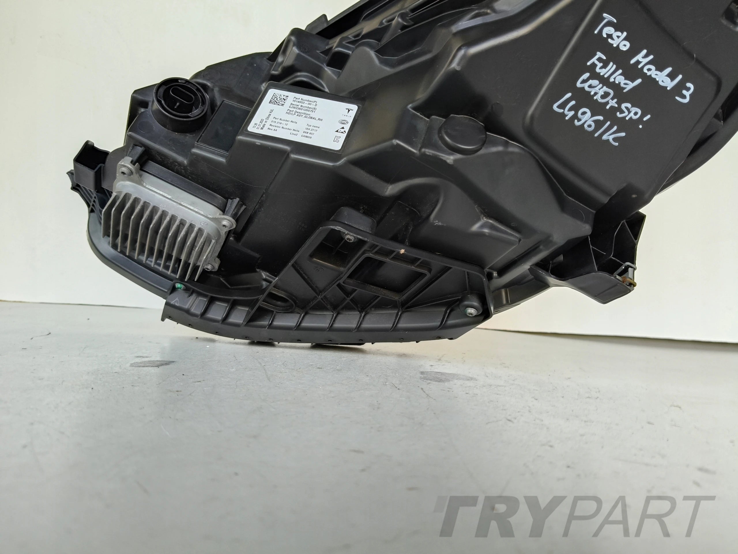 RIGHT HEADLIGHT LAMP TESLA MODEL 3 Y 20- LIFT FULL LED