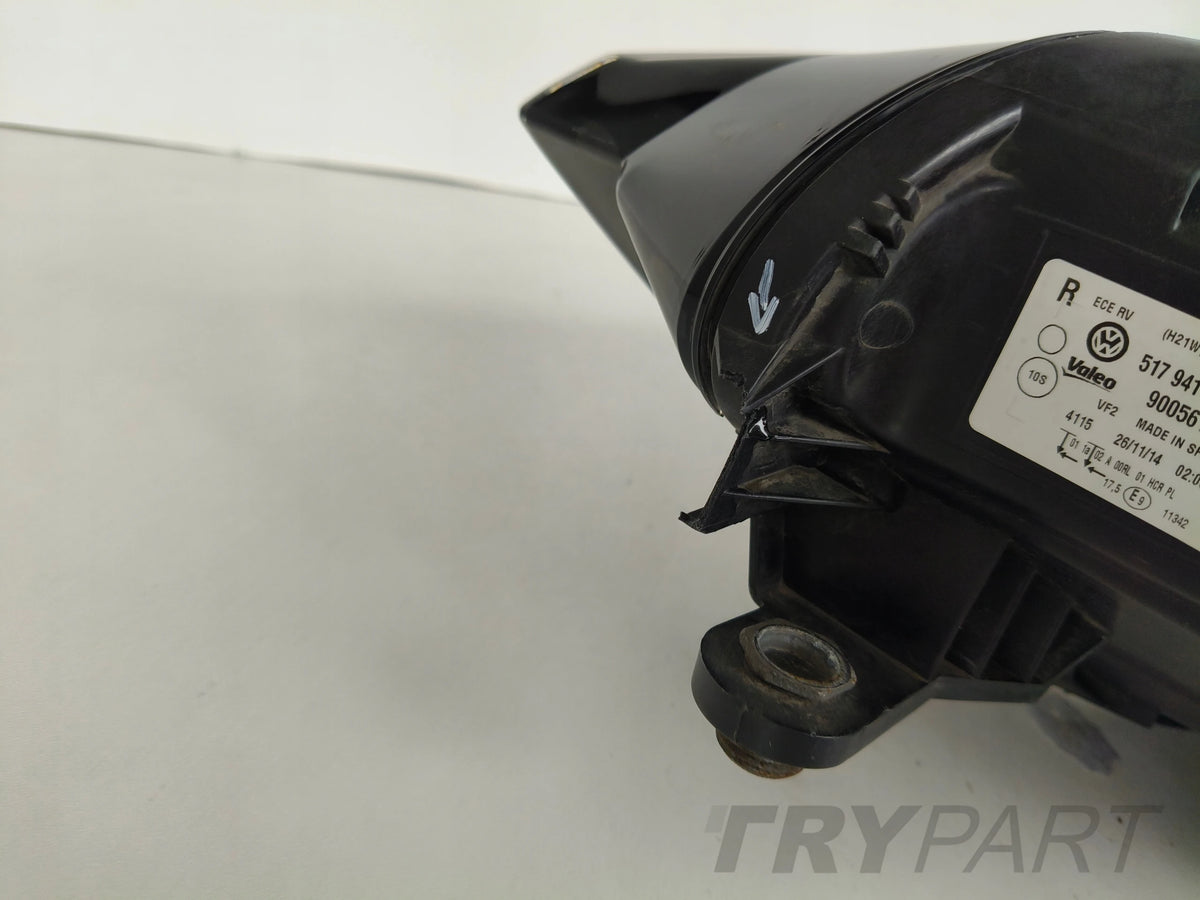 RIGHT HEADLIGHT LAMP VW GOLF SPORTSVAN 510 14-