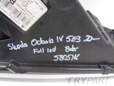 RIGHT HEADLIGHT SKODA OCTAVIA IV 5E3 20- FULL LED