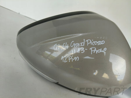 Right side mirror for CITROEN C4 GRAND PICASSO II 13- 12 pin