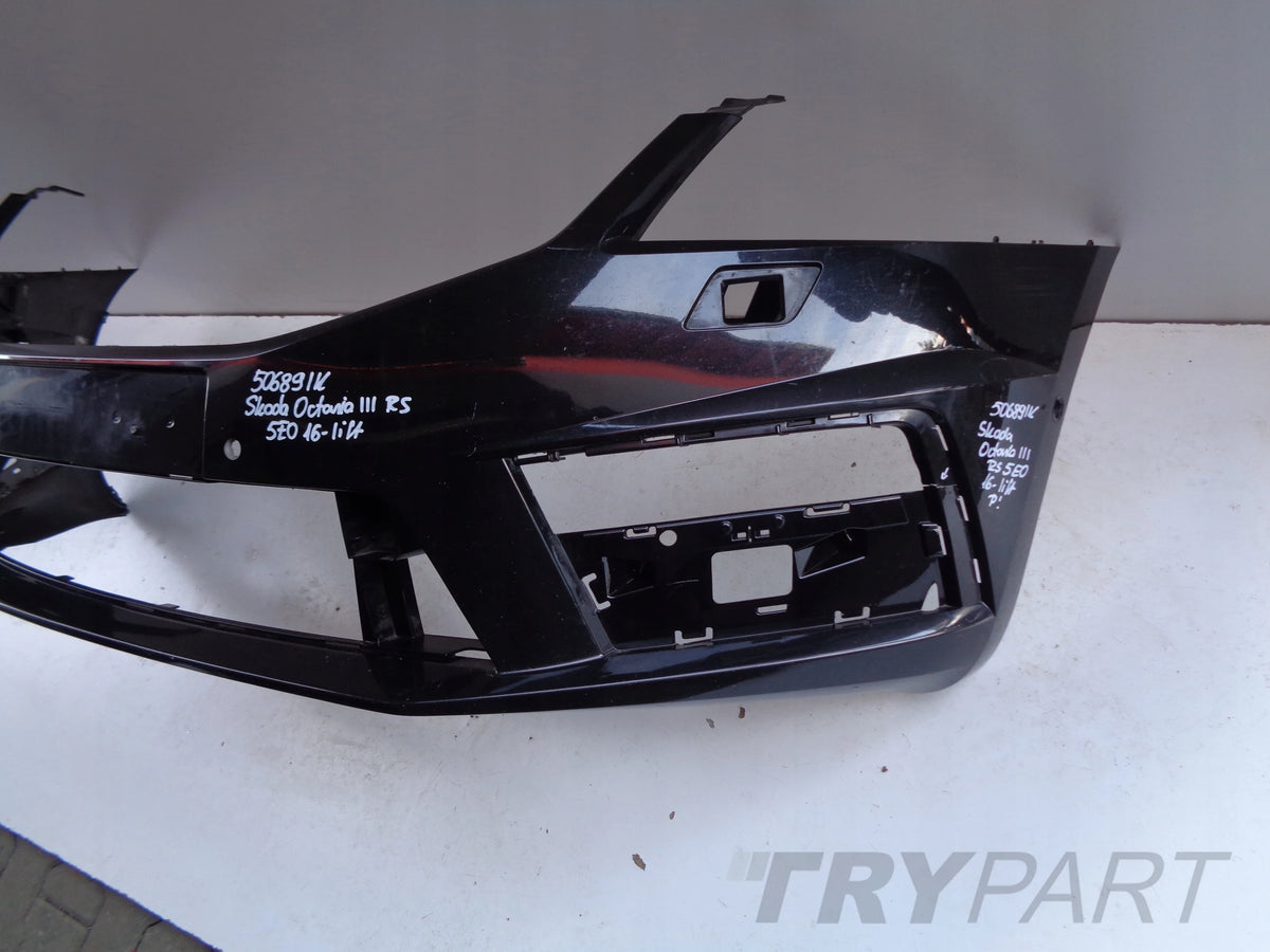 SKODA OCTAVIA III 3 RS 5E FRONT BUMPER 5E0 16- FACELIFT NO. 50689