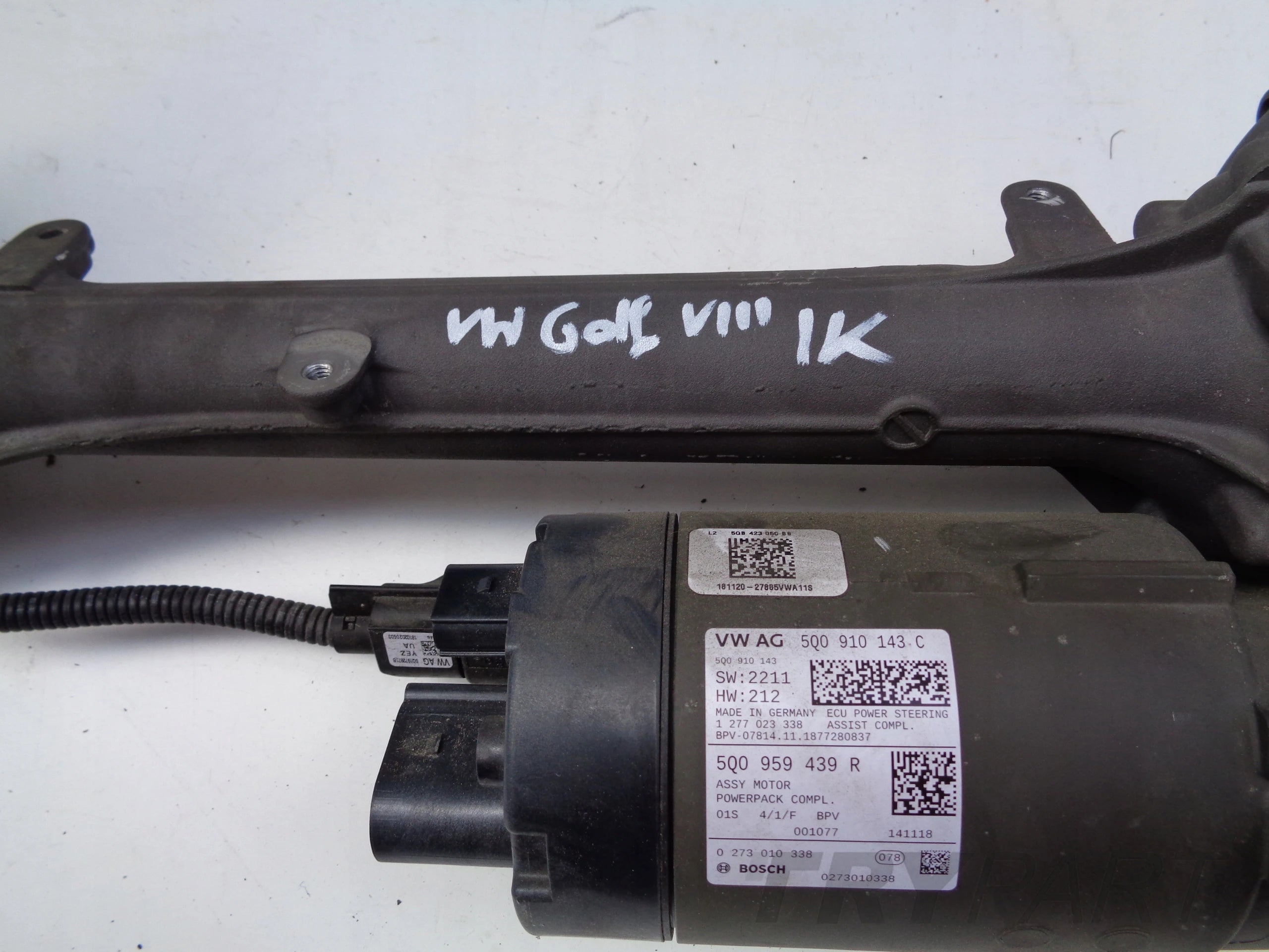 STEERING GEAR RACK VW SKODA SEAT 5QB423050BB 5Q0959439R