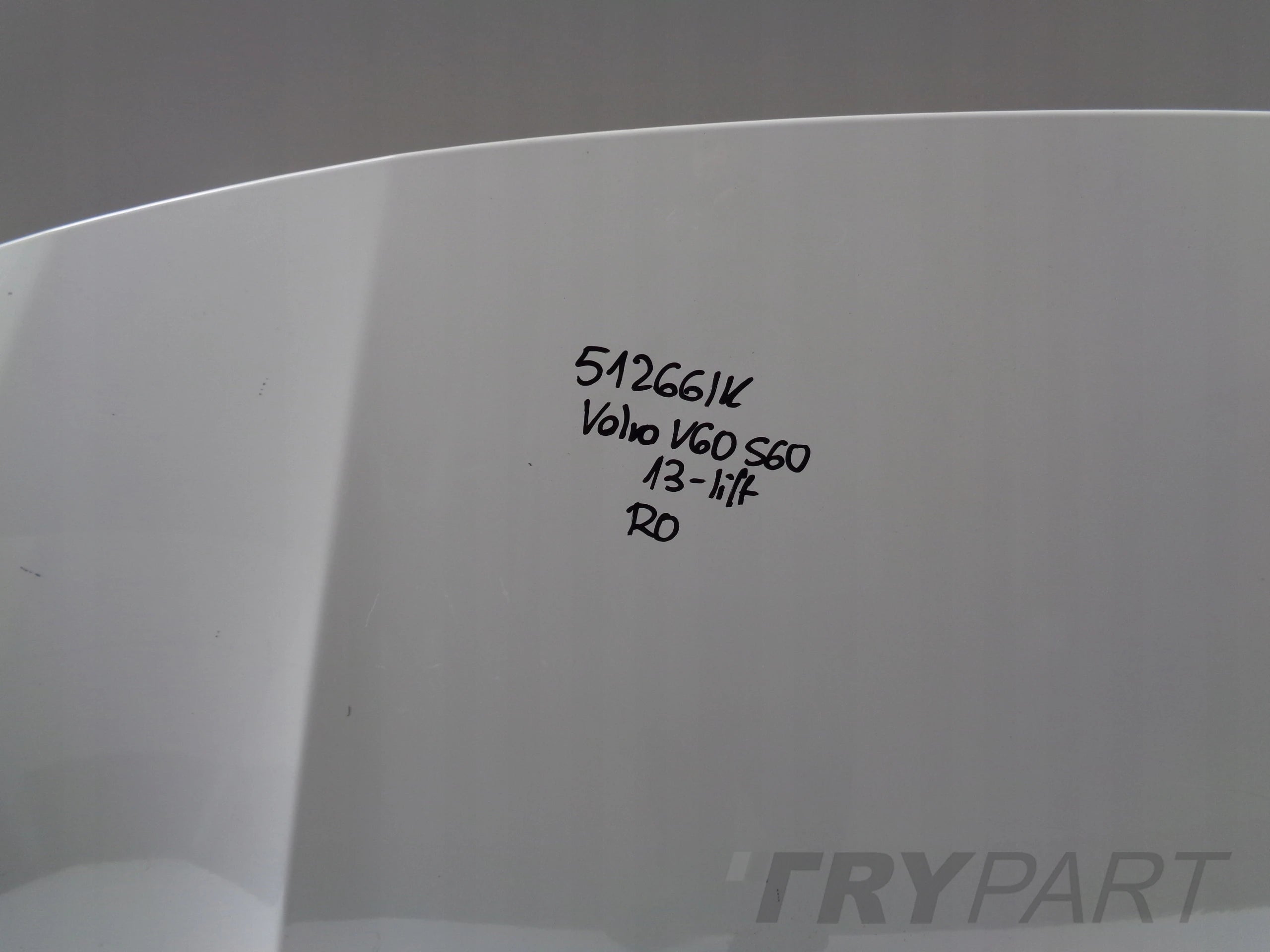 VOLVO V60 S60 13- FACELIFT ENGINE HOOD COVER NO. 51266